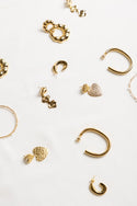 Gouden oorbellen Famous Store-6082