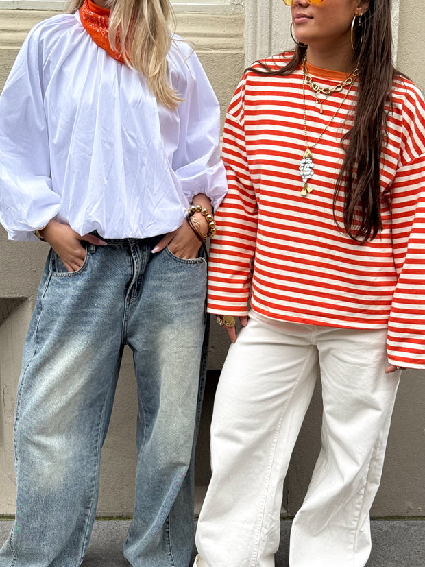 <p>Obsessed with orange</p>