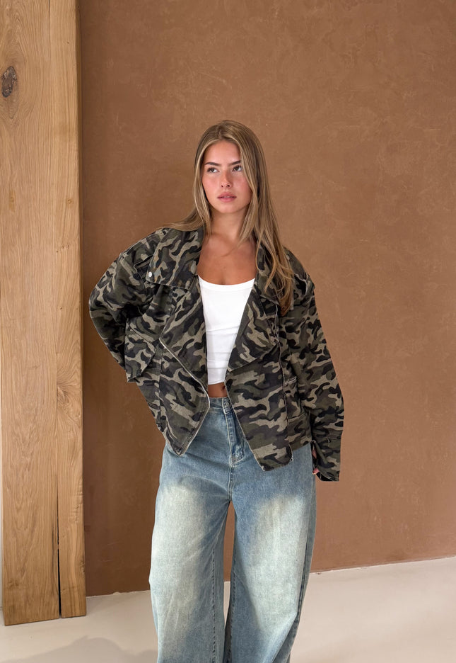 Famous Online Store Army camo jacket