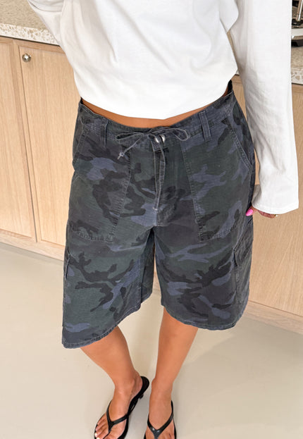 Famous Online Store Army jort blauw/groen