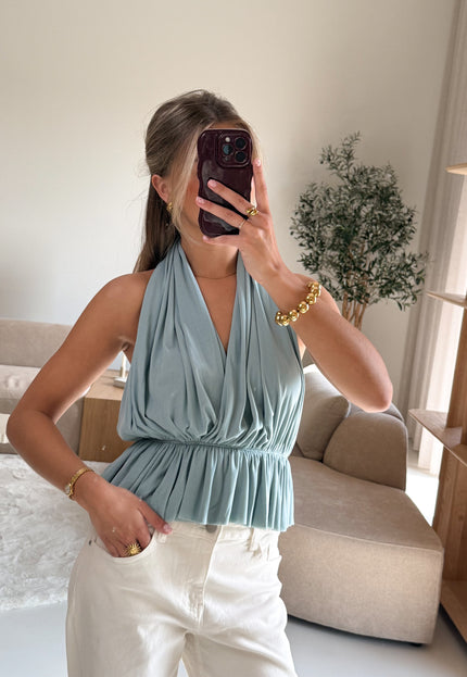 Famous Online Store Azura Halter Top ocean blue