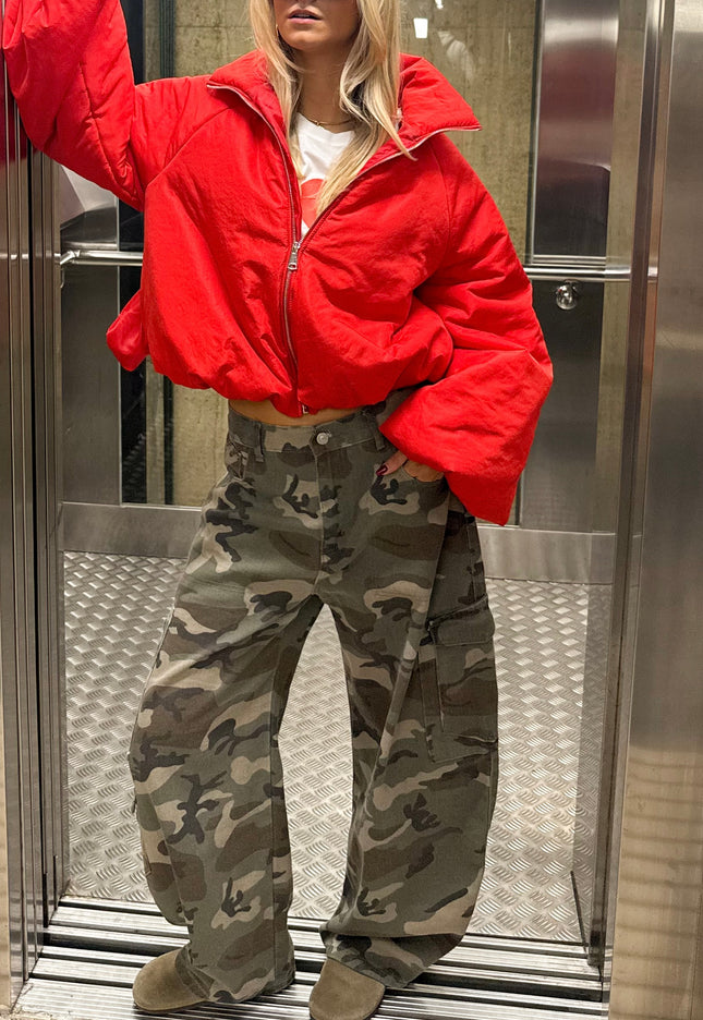 Famous Online Store Baggy camo jeans