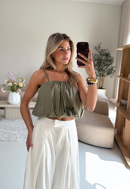 Famous Online Store Balloon top Teuntje kaki