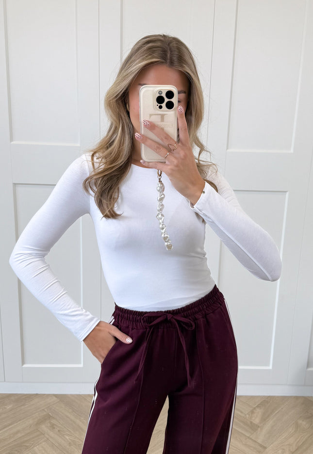 Famous Online Store Basic Top Elise wit