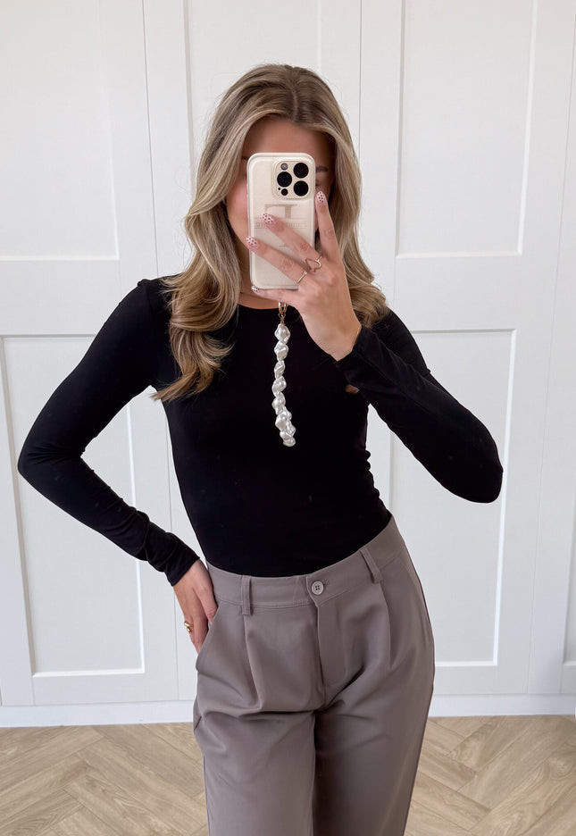 Famous Online Store Basic Top Elise zwart