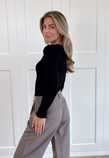 Famous Online Store Basic Top Elise zwart