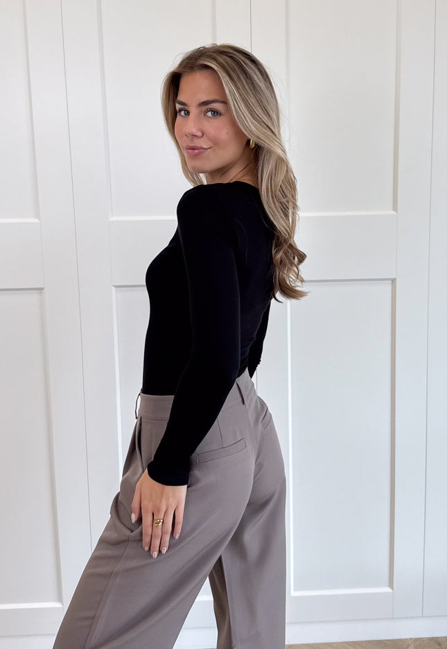 Famous Online Store Basic Top Elise zwart