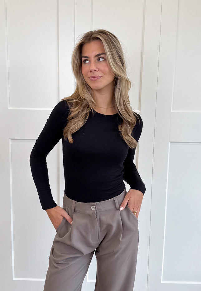 Famous Online Store Basic Top Elise zwart