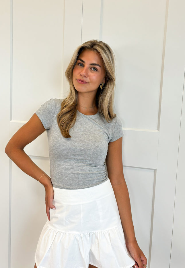 Famous Online Store Basic top grijs