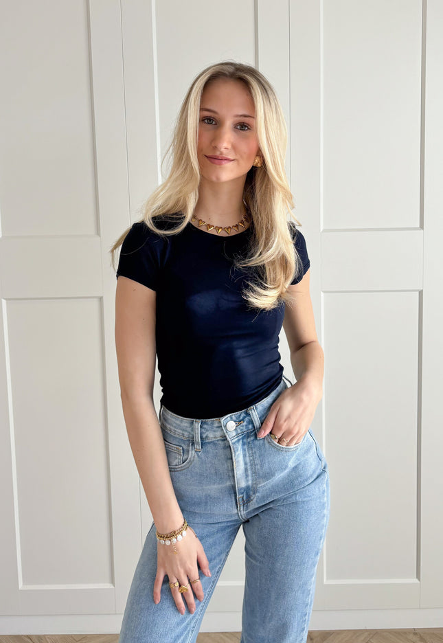 Famous Online Store Basic top Iris navy