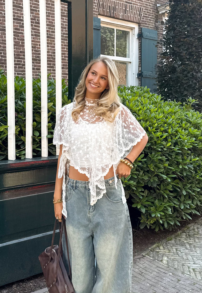 Famous Online Store Bella Lace Top wit