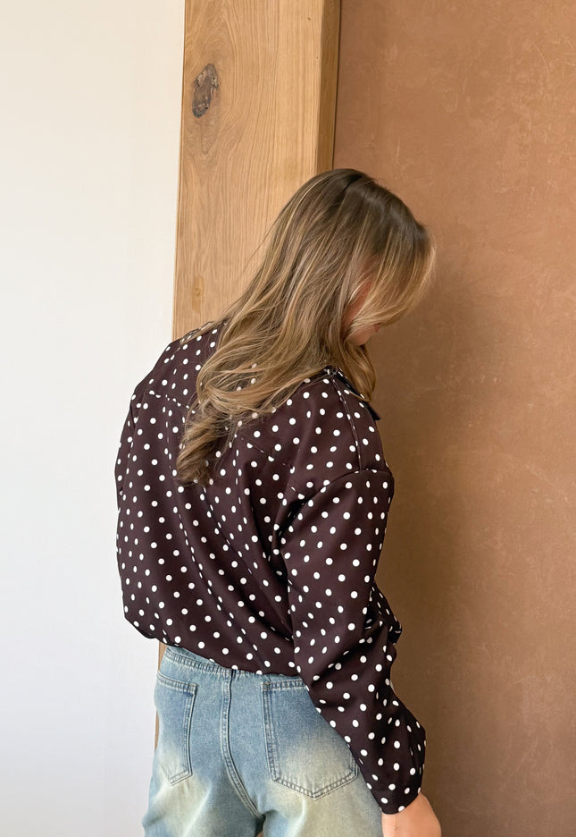 Famous Online Store Bente polkadots jacket bruin
