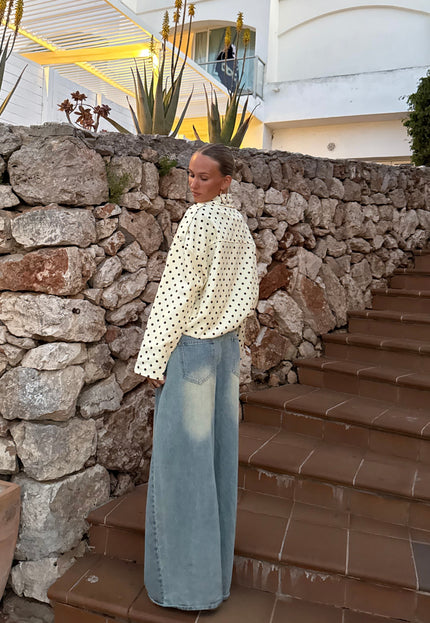 Famous Online Store Bente polkadots jacket butter yellow