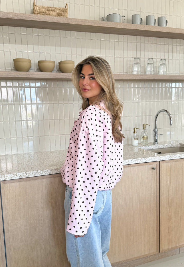 Famous Online Store Bente polkadots jacket roze
