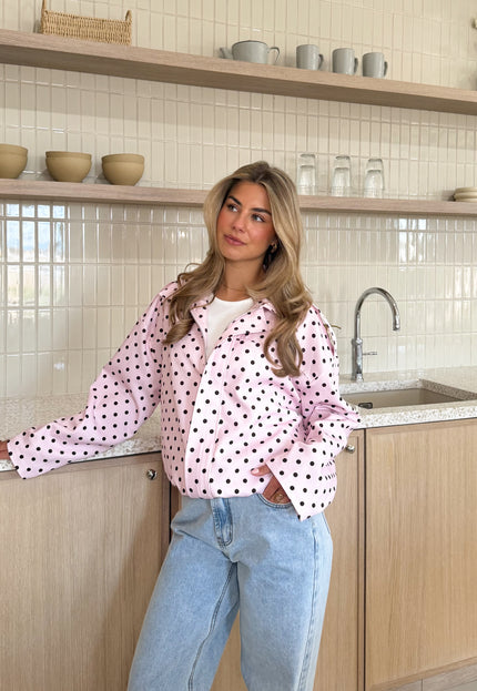 Famous Online Store Bente polkadots jacket roze