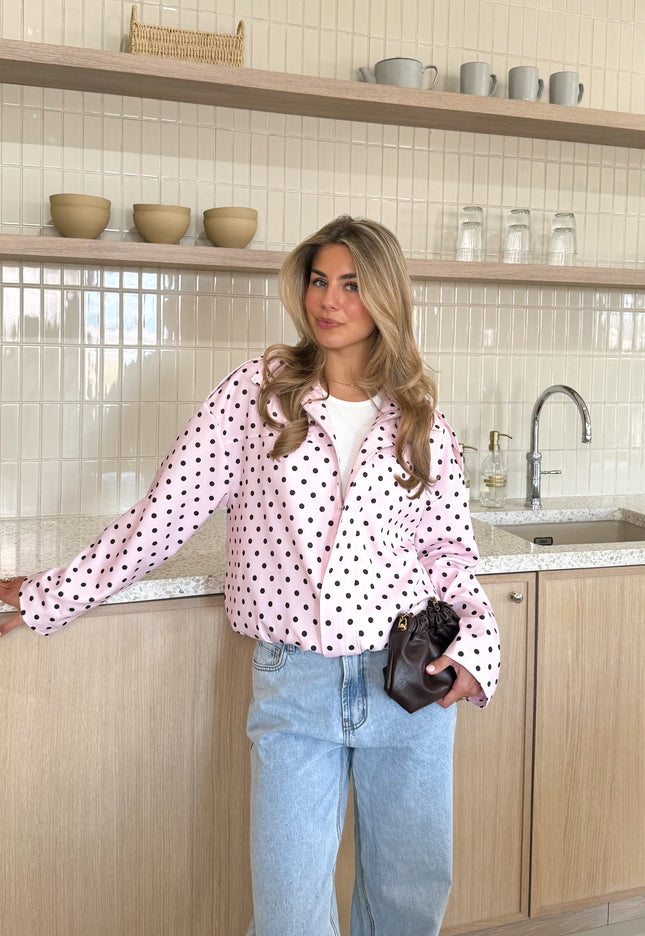 Famous Online Store Bente polkadots jacket roze