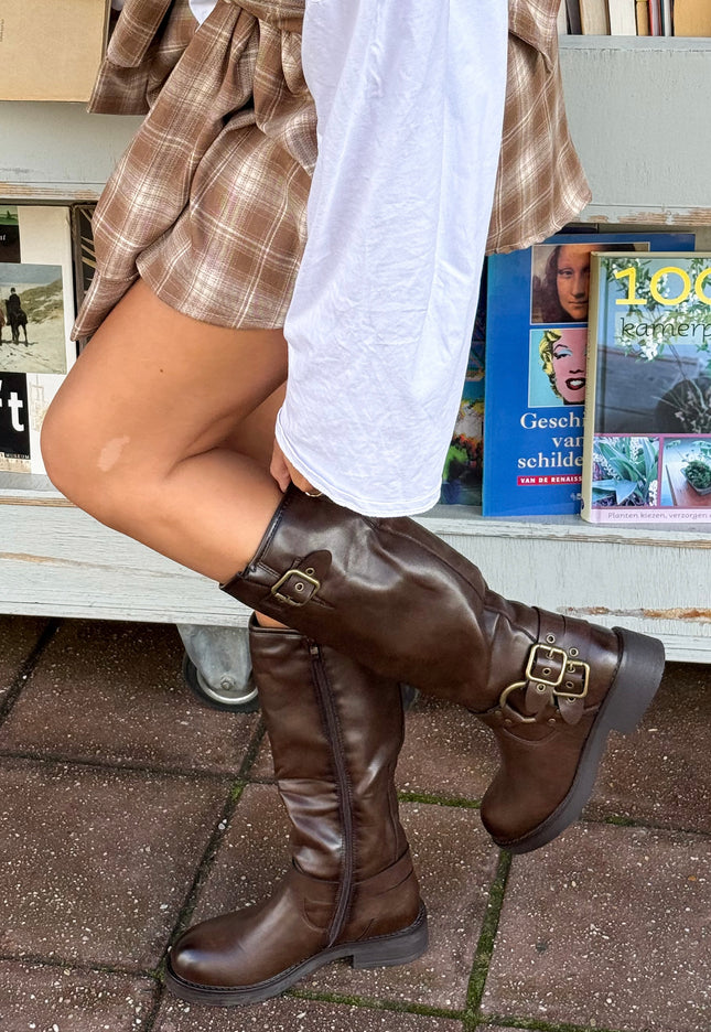 Famous Online Store Biker Boot Ruby bruin