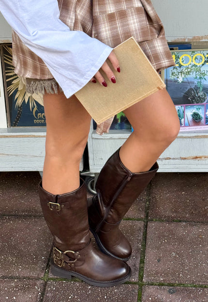 Famous Online Store Biker Boot Ruby bruin