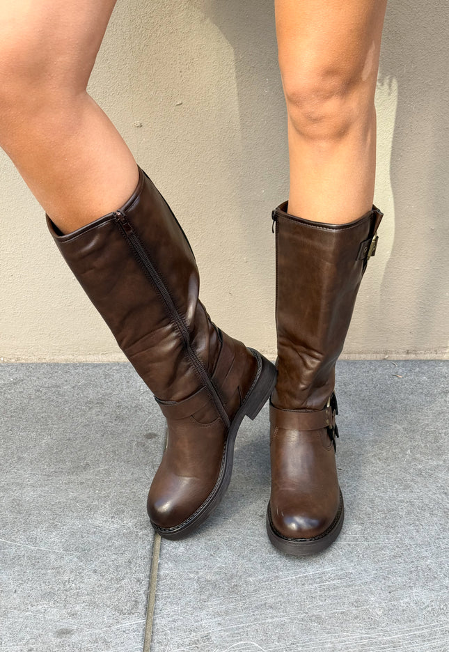 Famous Online Store Biker Boot Ruby bruin