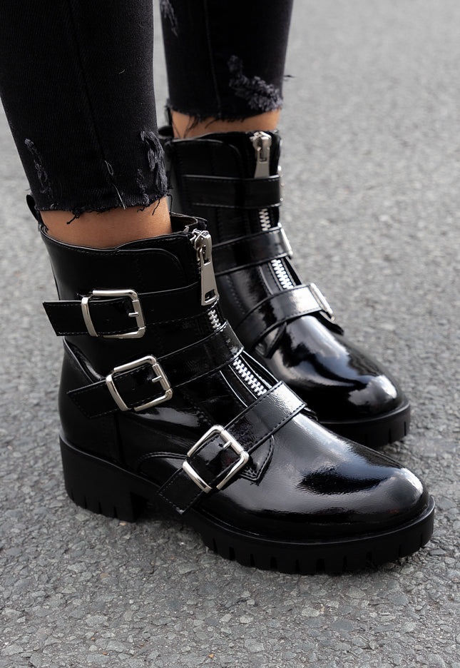 Famous Online Store Biker boots lak