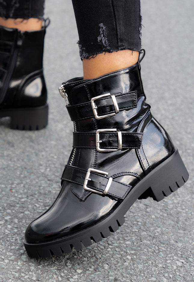 Famous Online Store Biker boots lak
