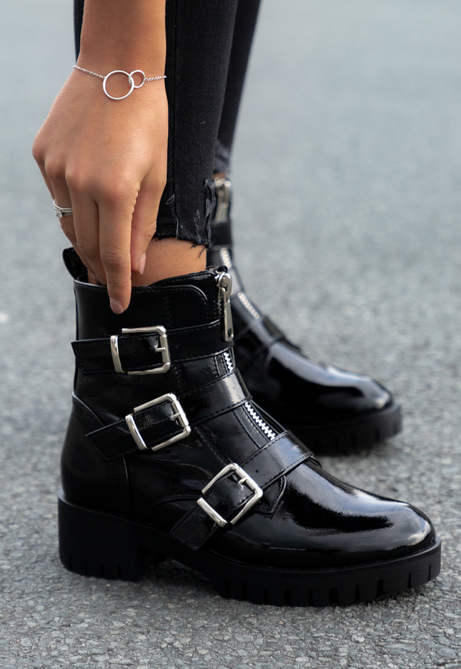 Famous Online Store Biker boots lak