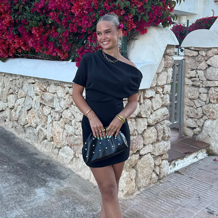 Famous Online Store Black dress off shoulder
