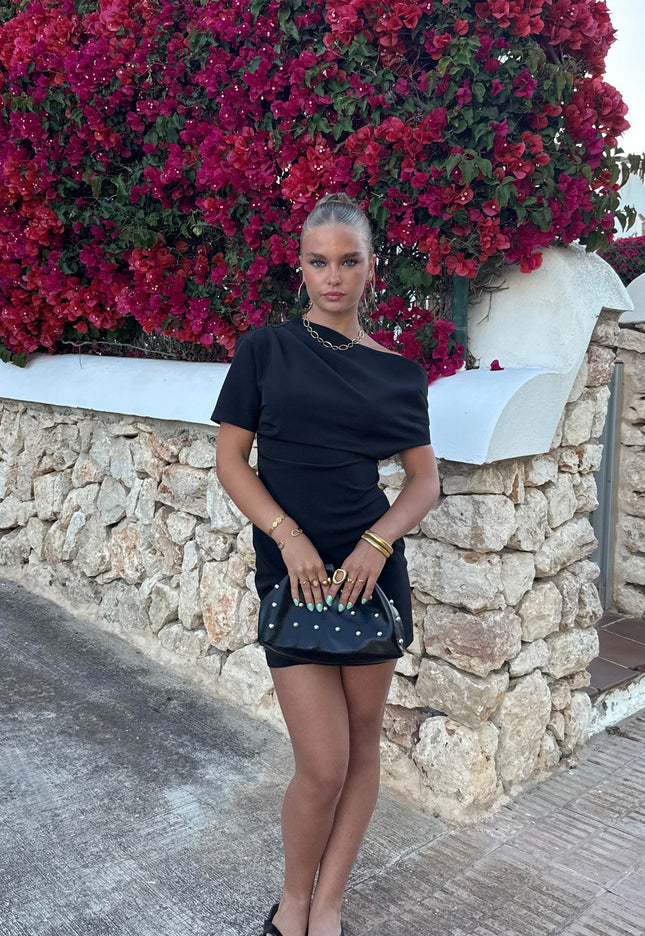 Famous Online Store Black dress off shoulder
