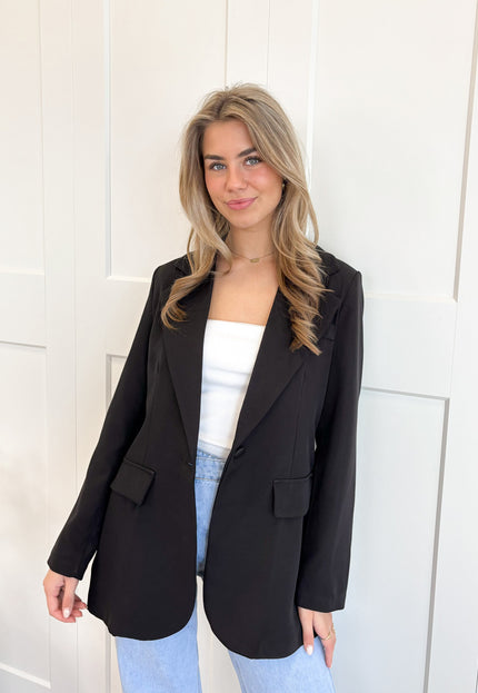 Famous Online Store Blazer Beau  zwart