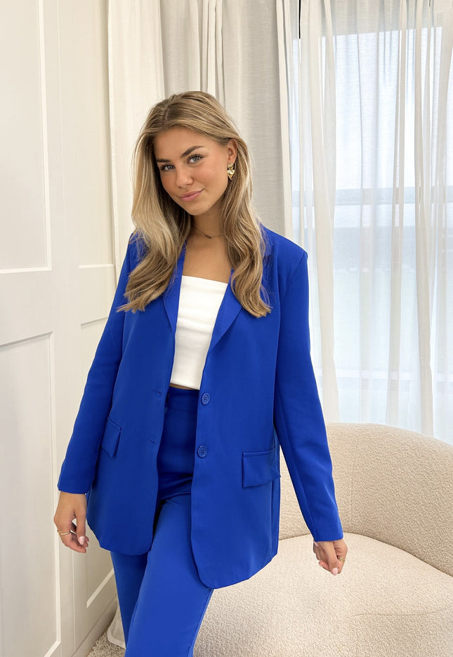 Famous Online Store Blazer Esther blauw