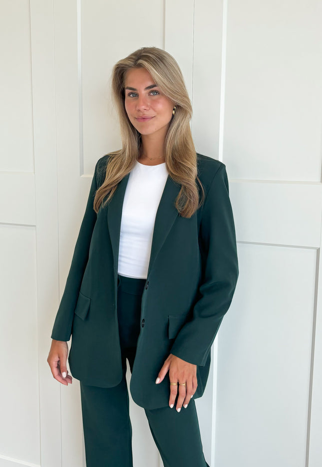 Famous Online Store Blazer Esther donker groen