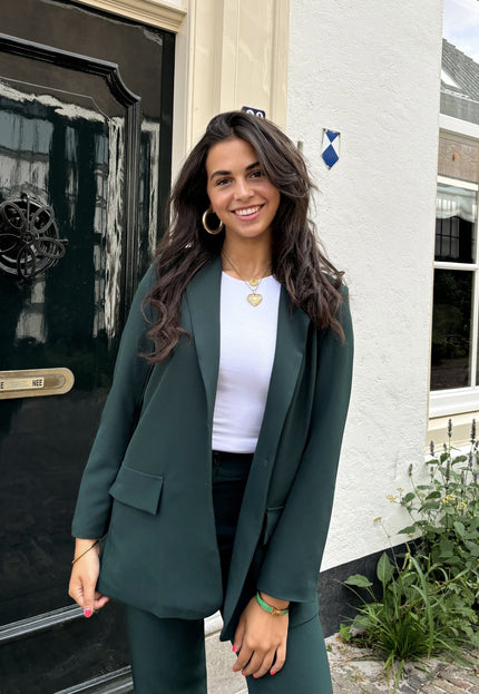 Famous Online Store Blazer Esther donker groen