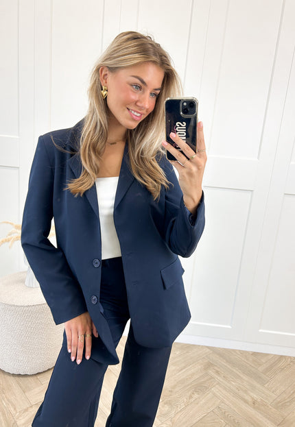 Famous Online Store Blazer Esther marineblauw