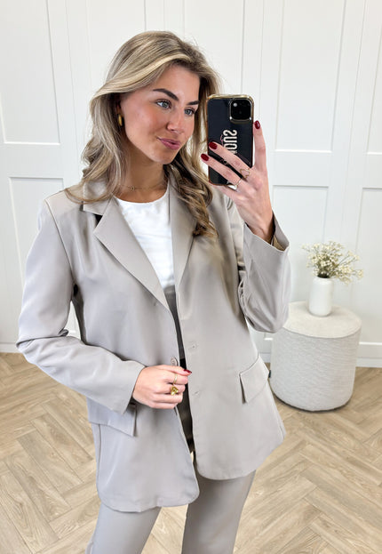 Famous Online Store Blazer Esther taupe