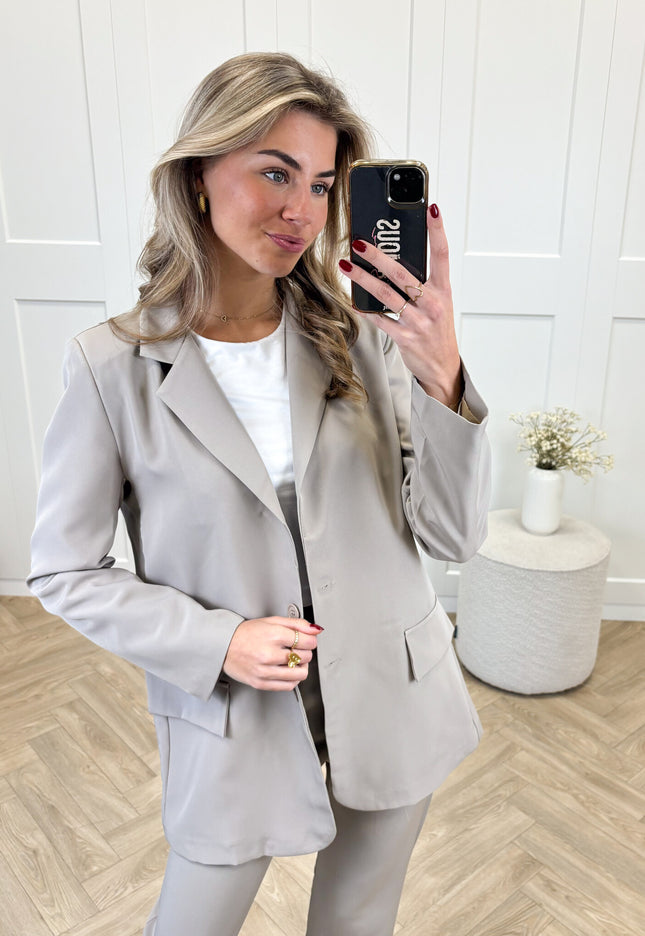 Famous Online Store Blazer Esther taupe