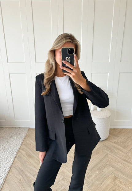 Famous Online Store Blazer Esther zwart