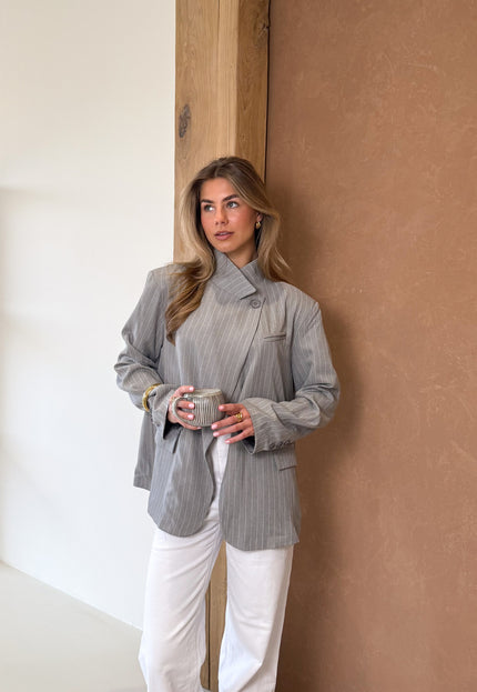 Famous Online Store Blazer Fem grijs