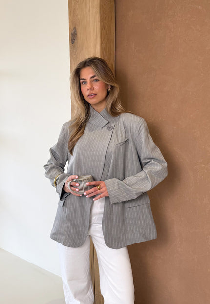 Famous Online Store Blazer Fem grijs