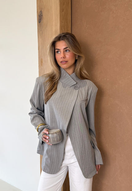 Famous Online Store Blazer Fem grijs