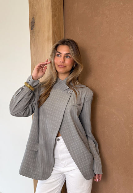 Famous Online Store Blazer Fem grijs