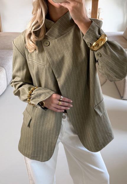 Famous Online Store Blazer Fem groen