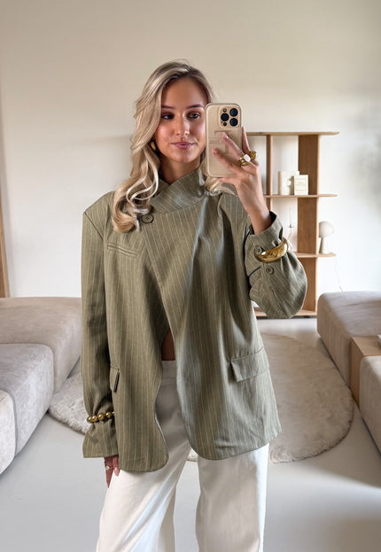 Famous Online Store Blazer Fem groen