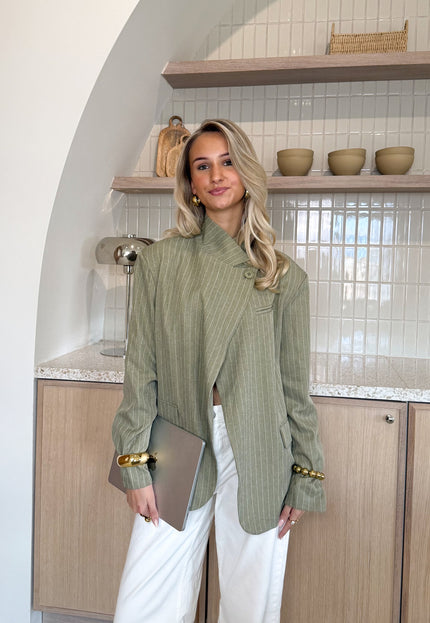 Famous Online Store Blazer Fem groen