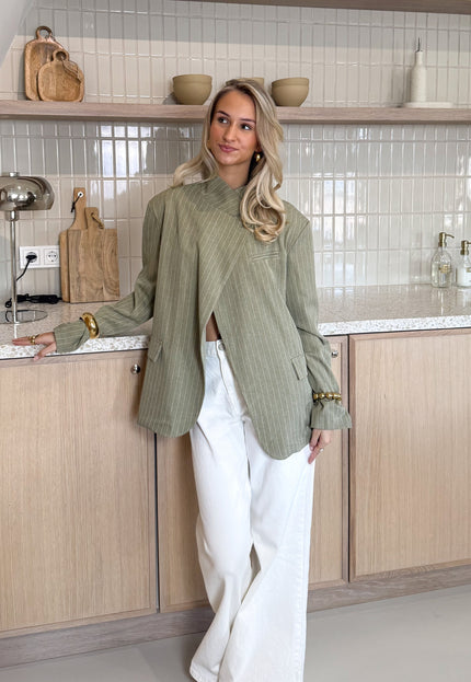 Famous Online Store Blazer Fem groen