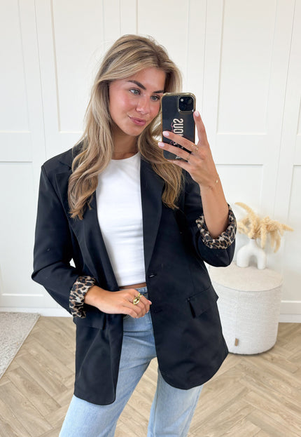 Famous Online Store Blazer Fleur leopard