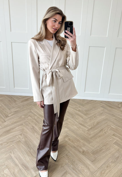 Famous Online Store Blazer Juna beige