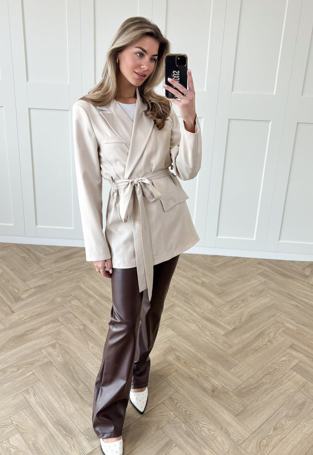 Famous Online Store Blazer Juna beige