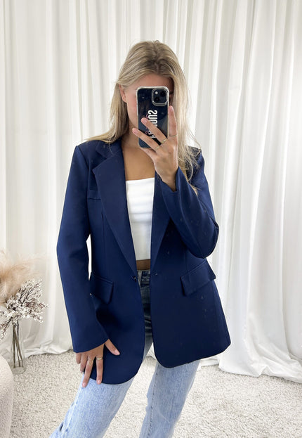Famous Online Store Blazer Kira marineblauw
