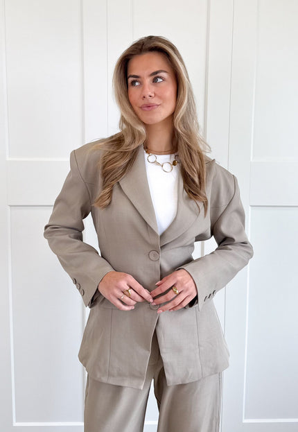 Famous Online Store Blazer Lianne taupe