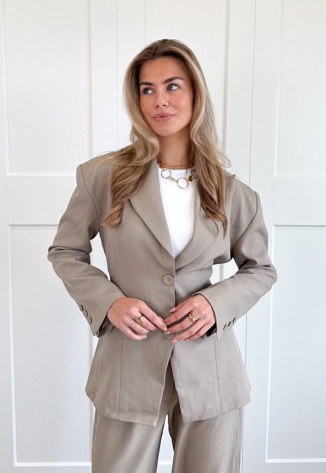 Famous Online Store Blazer Lianne taupe